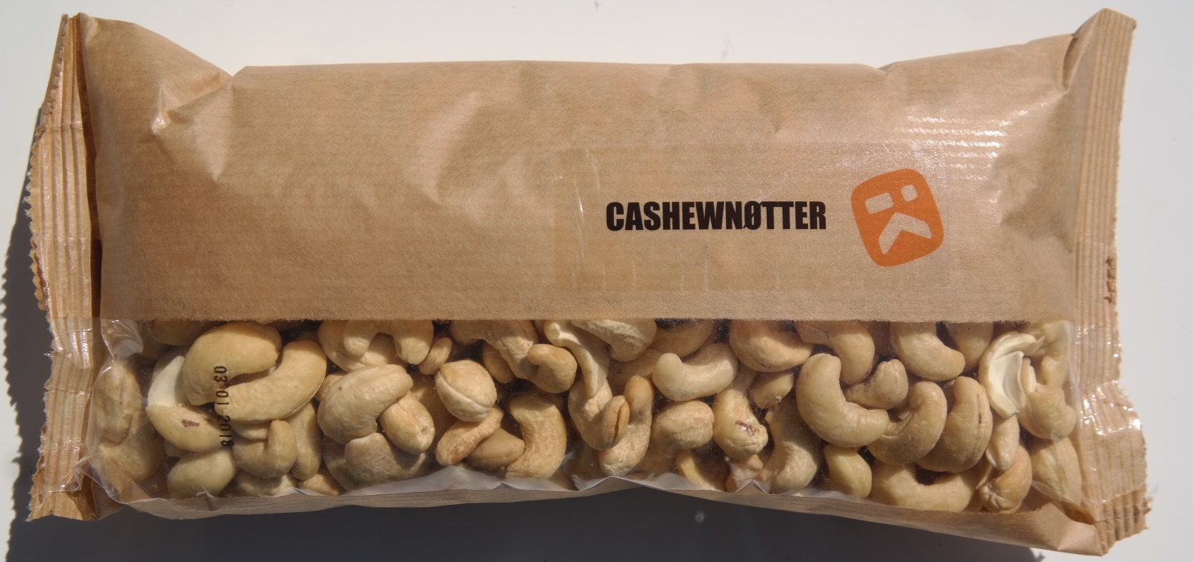 T.V Cashewnøtter 500gr salt/ristet 0